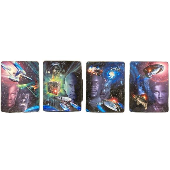 Franklin Mint Other - 1998 STAR TREK Commemorative Plates Defenders of the Final Frontier Set of (4)